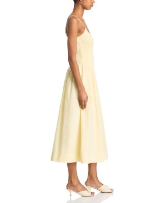 Hazel Smocked Dropped Waist Yellow Dress