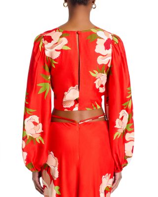 Peony Cropped Top - Exclusive