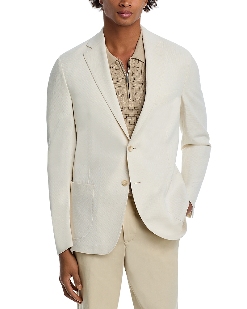 Vince Cotton & Silk Pique Jersey Knit Slim Fit Casual Sport Coat