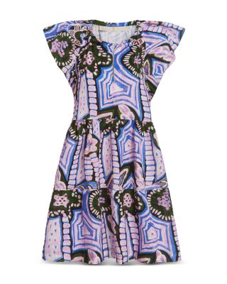 Kara Mixed Print Mini Dress