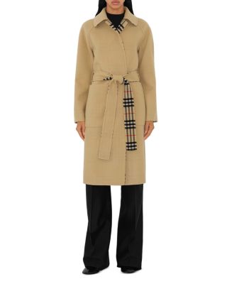 ジャケット・アウター BURBERRY 2way reversible coat wool Burberry Reversible Wool Wrap Coat | Bloomingdale's Women