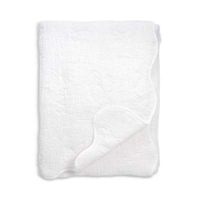 Floral Scalloped Reversible Quilt Set, King - Exclusive