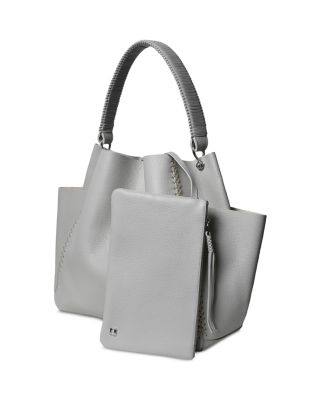 Shoulder Bag Oat Grained Leather