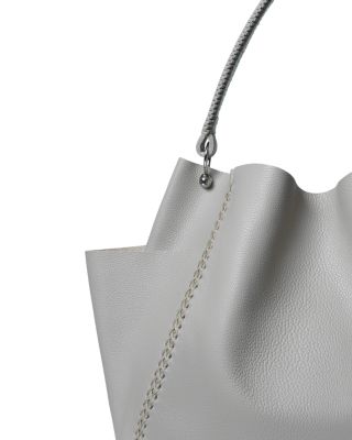Shoulder Bag Oat Grained Leather