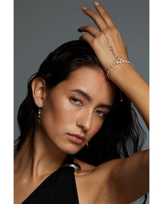 BTRX Mixed Cubic Zirconia Hand Chain Bracelet