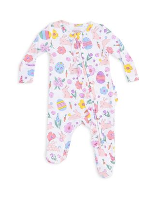 Girl Bunnies Picnic Footie by Lyda Baby main image 0