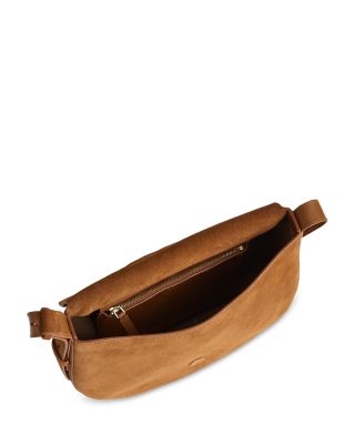 The Dakota Large Suede Saddle Bag
