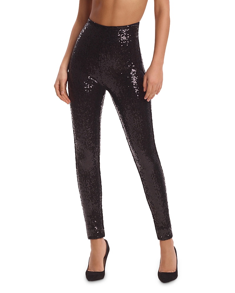 Commando Sequin Leggings In Black
