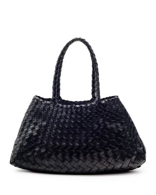 Santa Big Crocheted Leather Bag