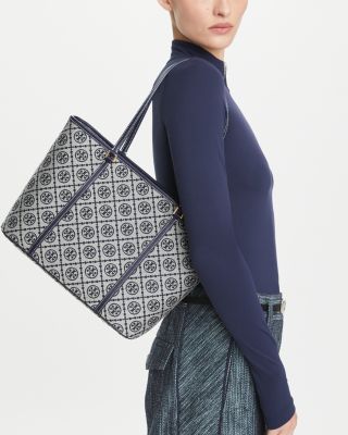 T Monogram Small Zip Tote