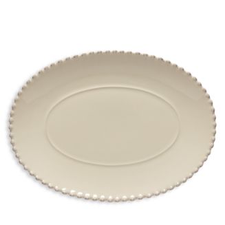 Costa Nova Pearl Cream Oval Serving Platter | Bloomingdale's Home