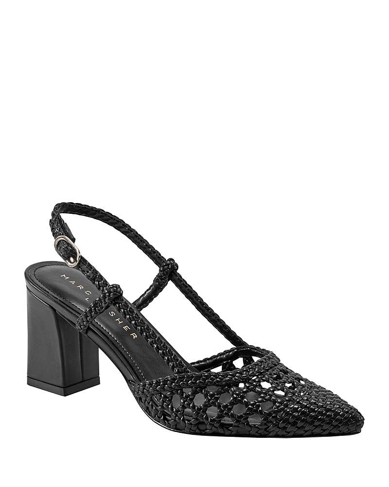 Marc Fisher Ltd Zaiden Slingback Pointed Toe Pump In Black