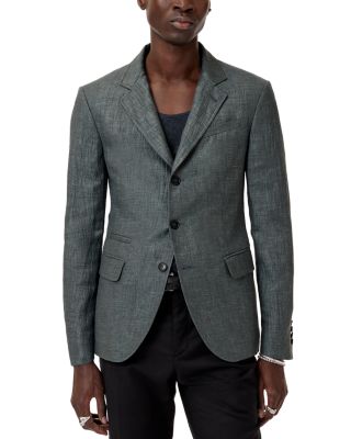 Rind Slim Fit Linen Jacket