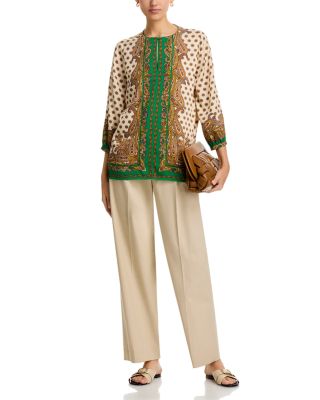 The Isa Paisley Print Top