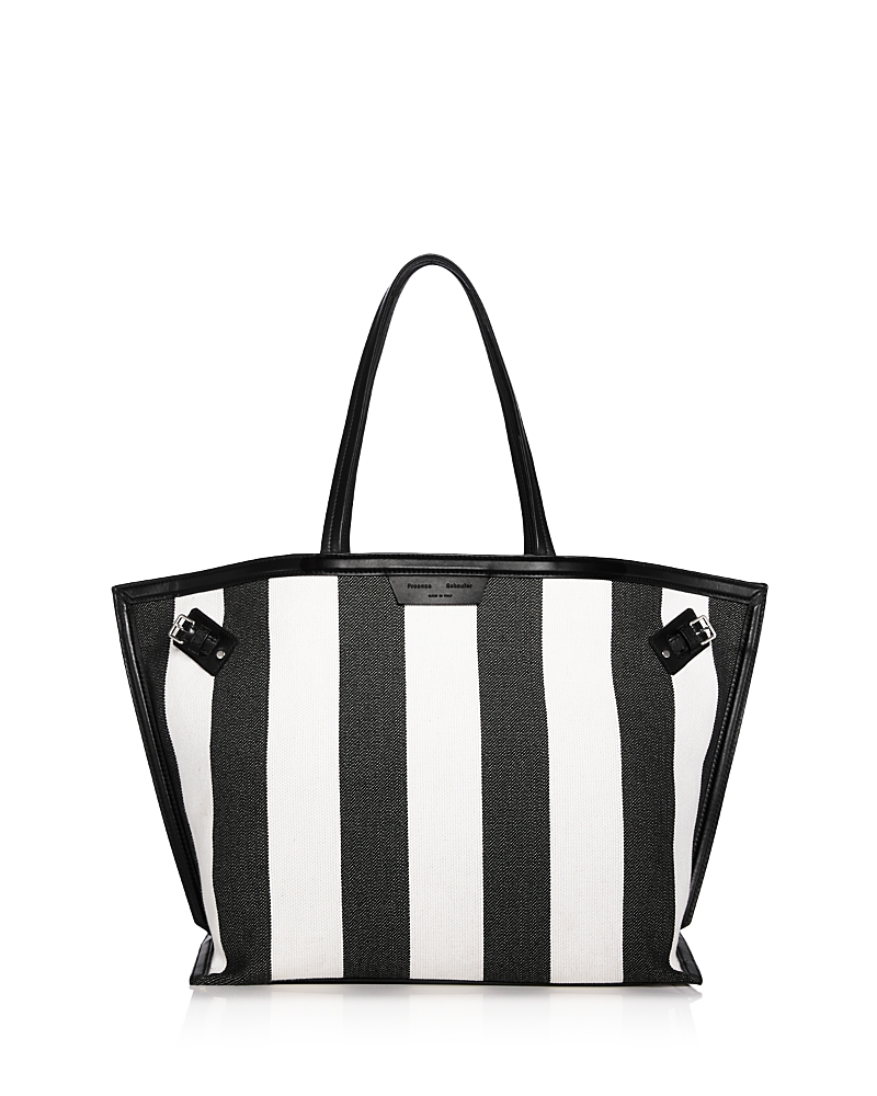 PROENZA SCHOULER DAYS CARRYALL IN STRIPED CANVAS