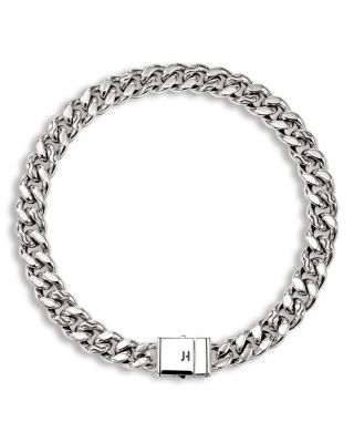 Curb Chain Bracelet in Sterling Silver