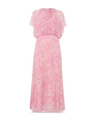 Dashed Brush Marks Midi Dress