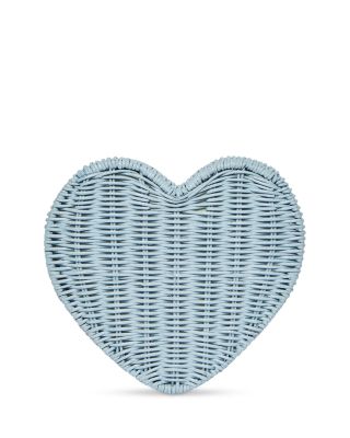 KAYU - Sisal Straw Heart Crossbody