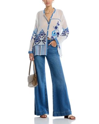 The Audrey Mandarin Collar Shirt