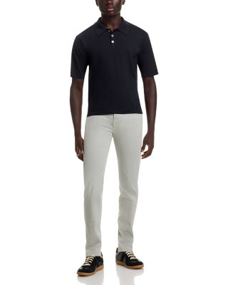 L'Homme Slim Fit Brushed Twill Jeans in Cloud Gray