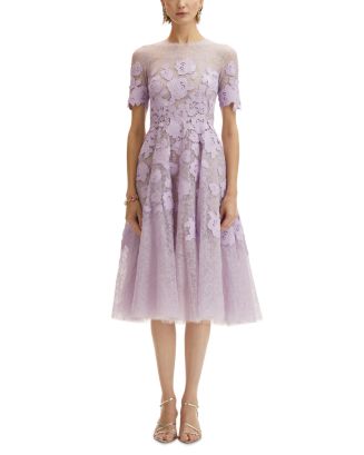 Oscar de la Renta Guipure Lace Dress | Bloomingdale's Women