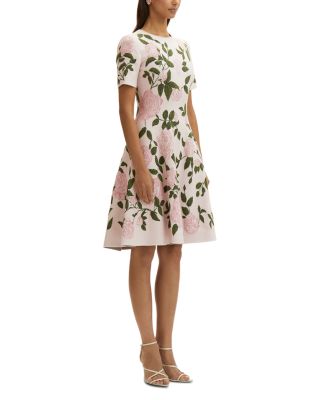 Rose Jacquard Dress