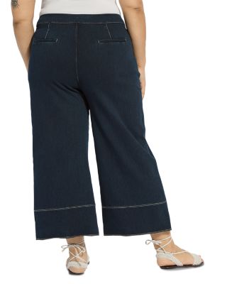Dion Sailor Palazzo Jeans in Indigo