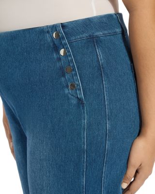 Mallory Sailor High Waisted Jeans in Mid Wash