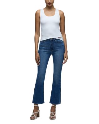 Barbara High Rise Bootcut Crop Jeans in Pleasant