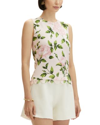 English Rose Printed Tank Top