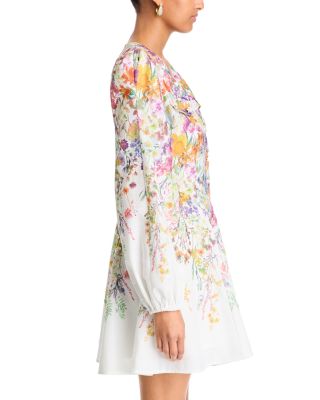 Floral Print Mini Dress - Exclusive 