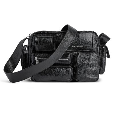 【BALENCIAGA】Superbusy カメラバッグ Men's Superbusy Camera Bag in Black | Balenciaga US