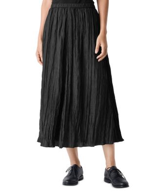 Eileen Fisher - Crushed Silk Flared Skirt
