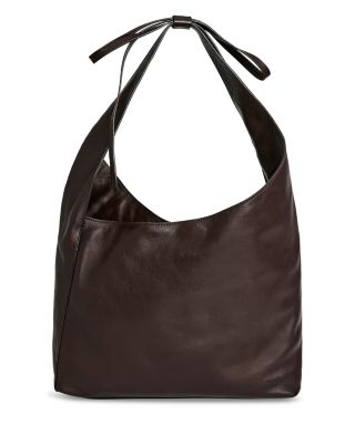 Medium Vittoria Leather Tote Bag