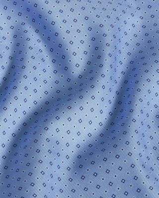 Regular Fit Neat Diamond Print Sport Shirt