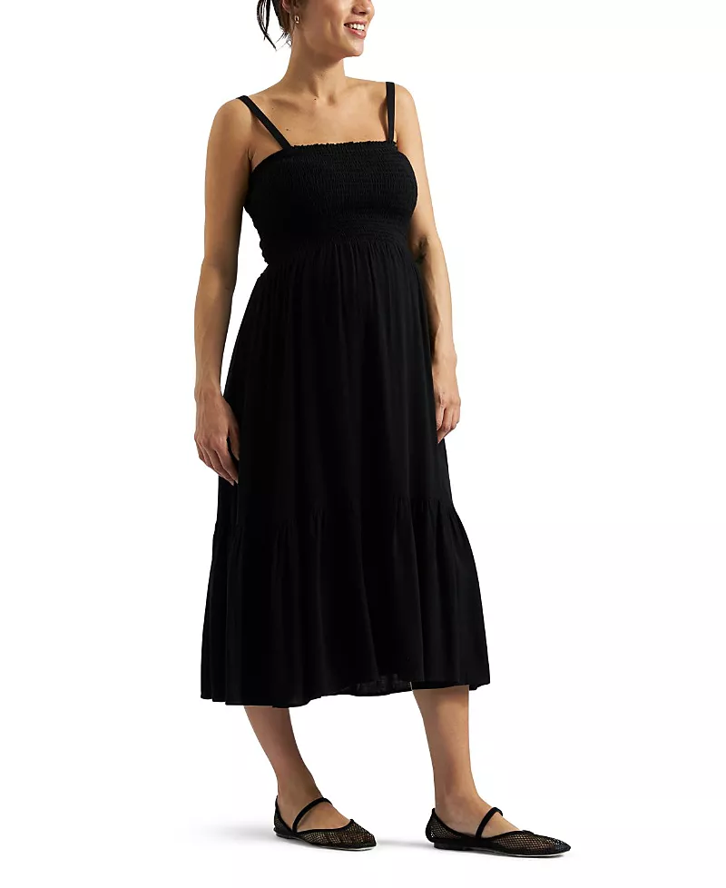 Ripe Maternity Blair Shirred Dress