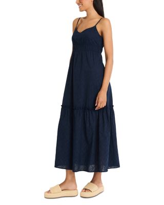 Ripple Eyelet Tank Dress