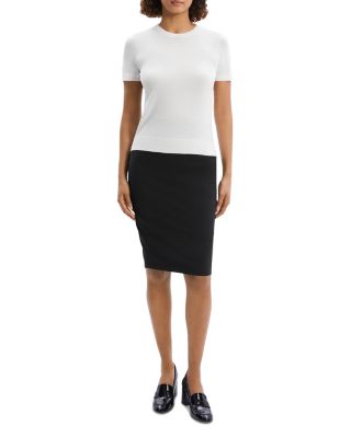 Lightweight Wool Short Sleeve Top