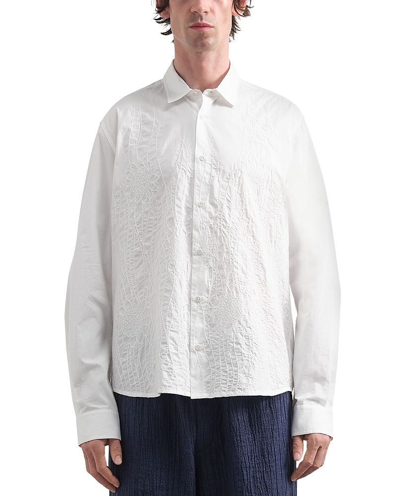 Shop Ymc You Must Create Curtis Cotton Shirt In White