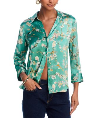 L'AGENCE - Dani Silk Charmeuse Blouse