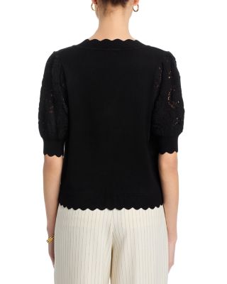 Crochet Sleeve Cardigan