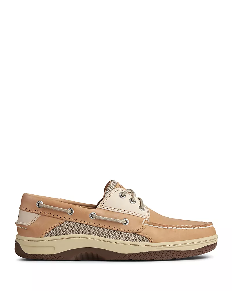 Sperry Men's Three Eye Light Brown Leather Boat Shoe