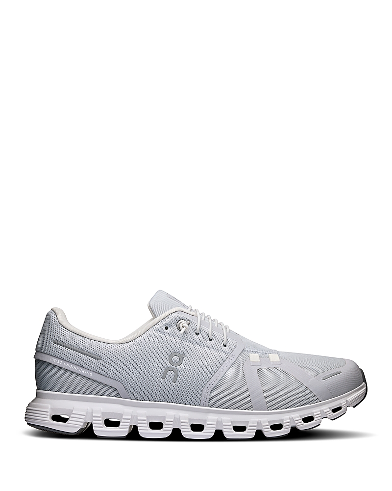 On Cloud 6 Sneakers In White Technical Fabric In Gray