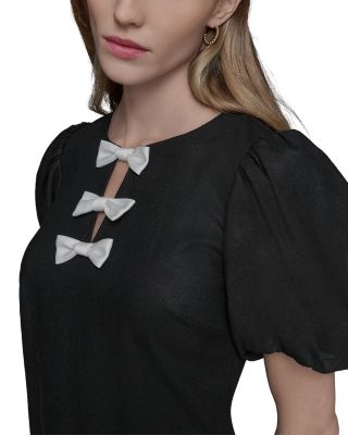 Bow Trim Dress