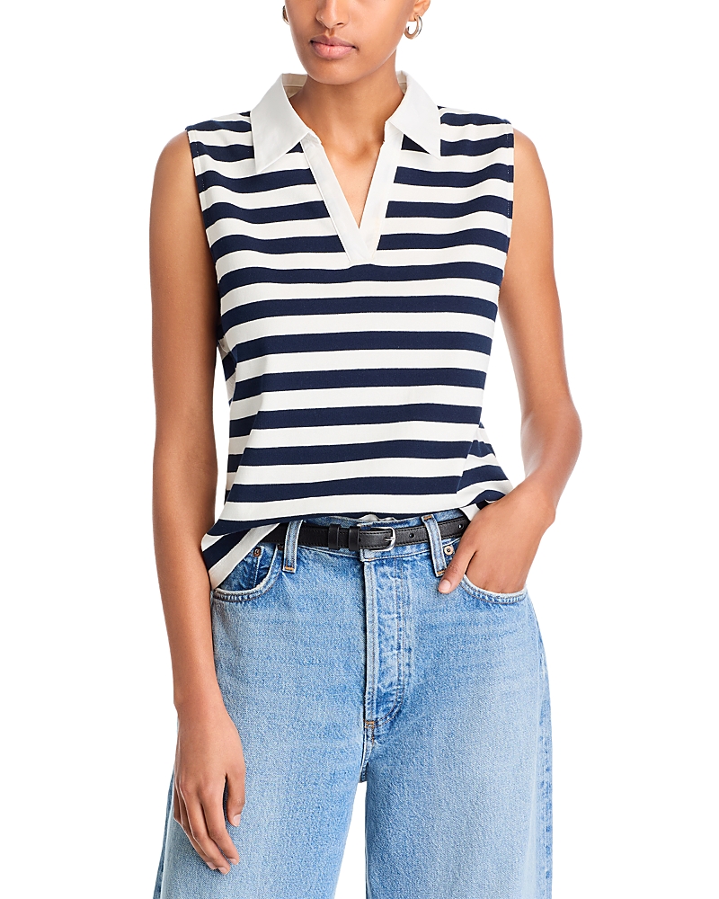 AQUA STRIPED POLO SHIRT - EXCLUSIVE