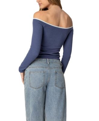 Tal Ruched Off Shoulder Top