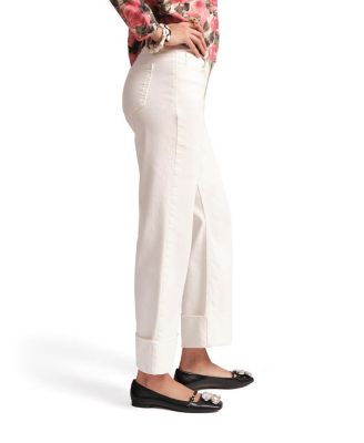  Smarty Cuffed Jeans in White