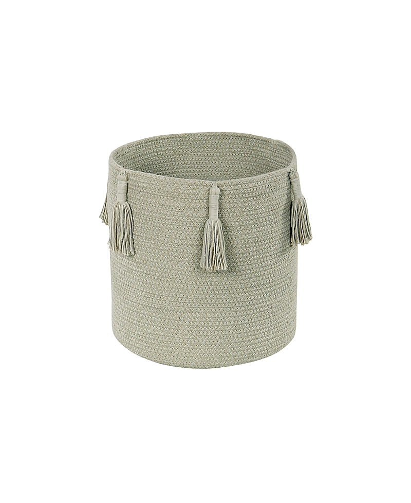 Lorena Canals Kid's Basket Woody In Dark Olive/light Olive