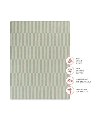 All Stages Midi Crib Sheet in Muslin Cotton