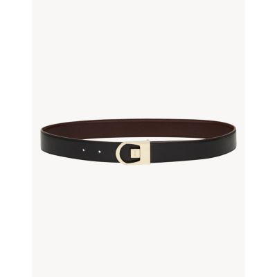 Reversible Belt in Smooth Leather